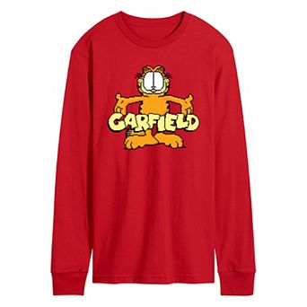 Men's Garfield Standing Logo Long Sleeve Graphic Tee