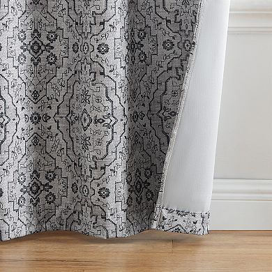 Elrene Home Fashions Berber Ikat Print Blackout Window Curtain Panel Set Of 2