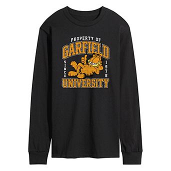 Men's Garfield Varsity Long Sleeve Graphic Tee