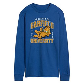 Men's Garfield Varsity Long Sleeve Graphic Tee