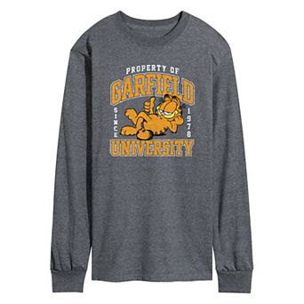 Men's Garfield Varsity Long Sleeve Graphic Tee