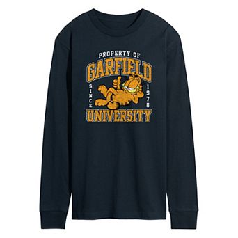 Men's Garfield Varsity Long Sleeve Graphic Tee