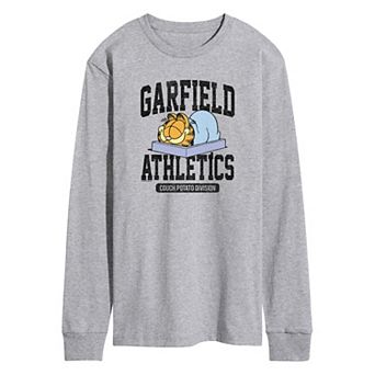 Men's Garfield Athletics Couch Potato Long Sleeve Graphic Tee