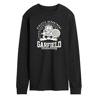Men's Garfield Tennis Long Sleeve Graphic Tee