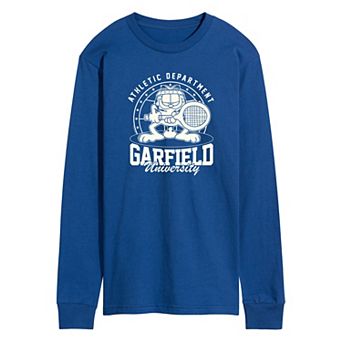 Men's Garfield Tennis Long Sleeve Graphic Tee
