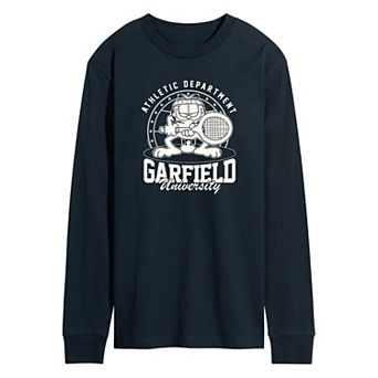 Men's Garfield Tennis Long Sleeve Graphic Tee