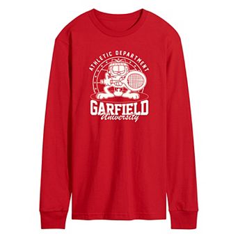 Men's Garfield Tennis Long Sleeve Graphic Tee
