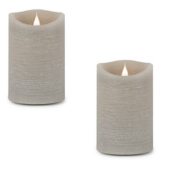 Simplux LED Designer Wax Candle with Remote (Set of 2)