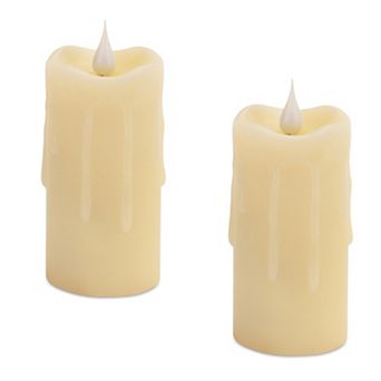 Simplux LED Votive Candle with Moving Flame and Remote (Set of 2)