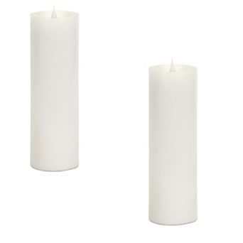 Simplux Designer LED Candle with Moving Flame and Remote (Set of 2)