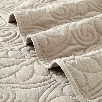 Unikome 3 Piece Microfiber Reversible Quilt Set with Shams