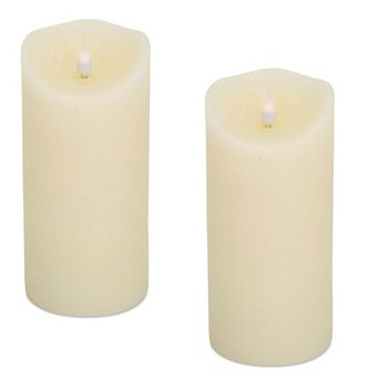 Simplux LED Designer Melted Wax Candle with Remote (Set of 2)