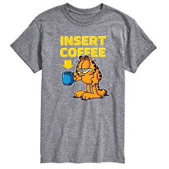 Men's Garfield Coffee Graphic Tee