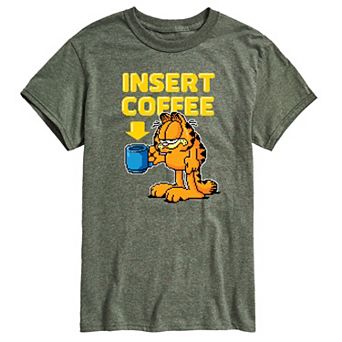 Men's Garfield Coffee Graphic Tee