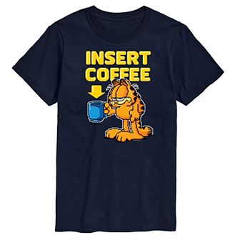 Men's Garfield Coffee Graphic Tee