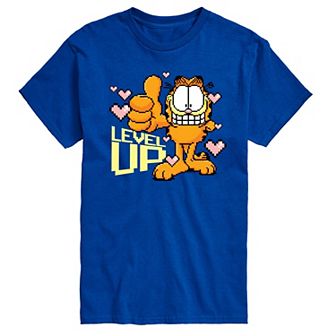 Men's Garfield Level Up Your Life Graphic Tee
