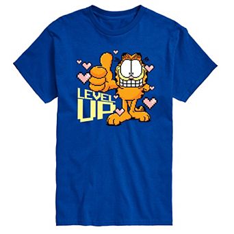 Men's Garfield Level Up Your Life Graphic Tee