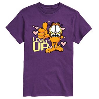 Men's Garfield Level Up Your Life Graphic Tee