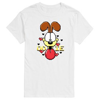 Men's Garfield Pixel Odie Graphic Tee