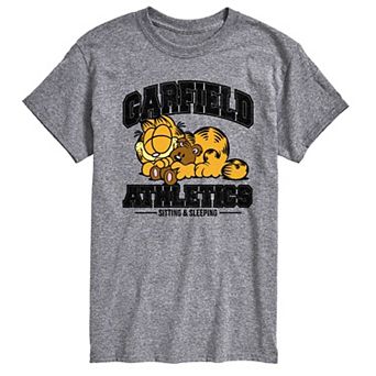 Men's Garfield Sleeping Athletics Graphic Tee