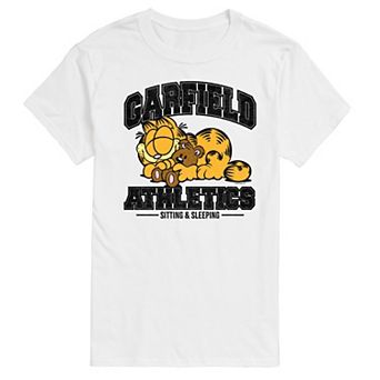Men's Garfield Sleeping Athletics Graphic Tee