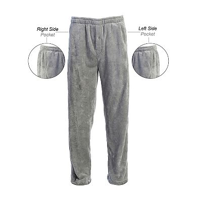 Gioberti Men 2pc Super Soft Plush Pajama Set