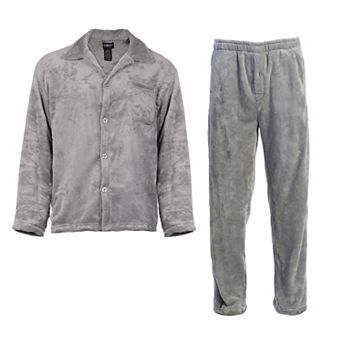 Gioberti Men's 2 pc Super Soft Plush Pajama Set