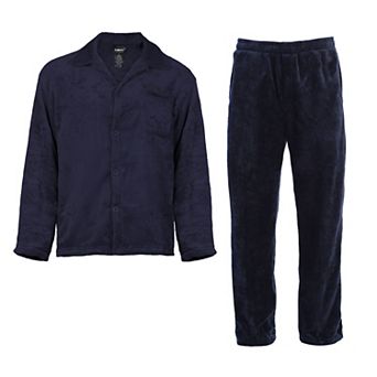 Gioberti Men's 2 pc Super Soft Plush Pajama Set