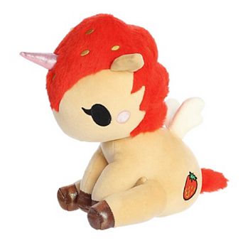 Aurora Small Orange Tokidoki 8.5" Delicious Unicorno Strawberry Enchanting Stuffed Animal