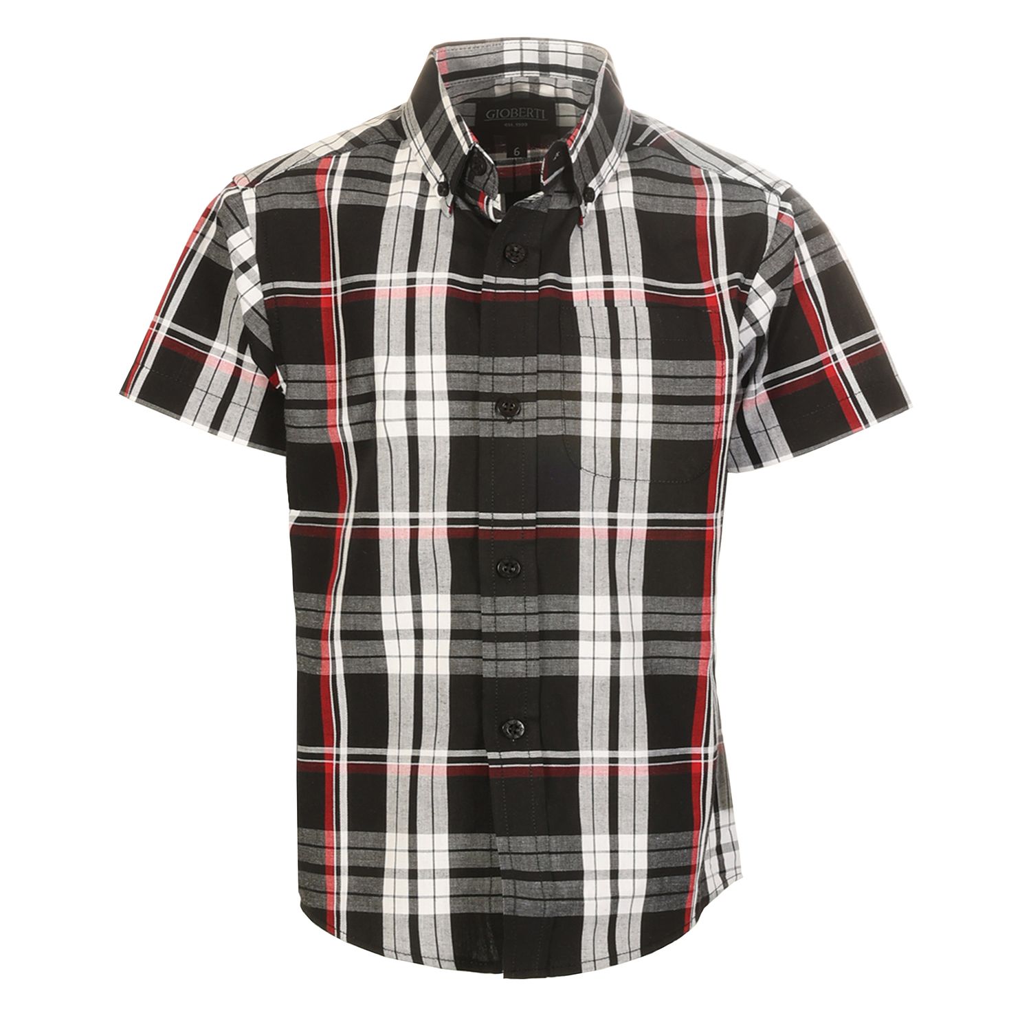 Gioberti Men's Casual Long Sleeve Plaid Button Down Shirt - Lightweight Checkered Shirt For Men - View #9
