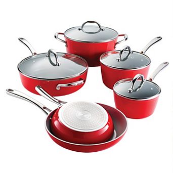 Tramontina 10 pc Ceramic Cold-Forged Induction Cookware Set