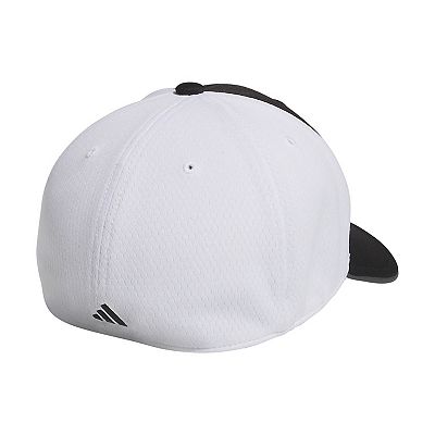 Men s adidas 3 Stripe Logo Stretch Fit Golf Hat