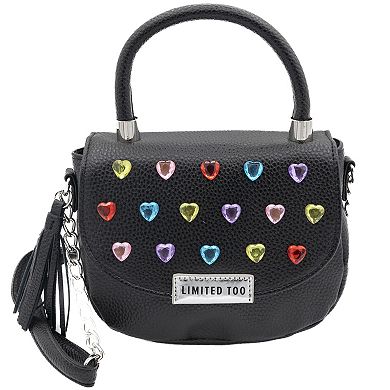 Girls Limited Too Heart Gems Crossbody Bags