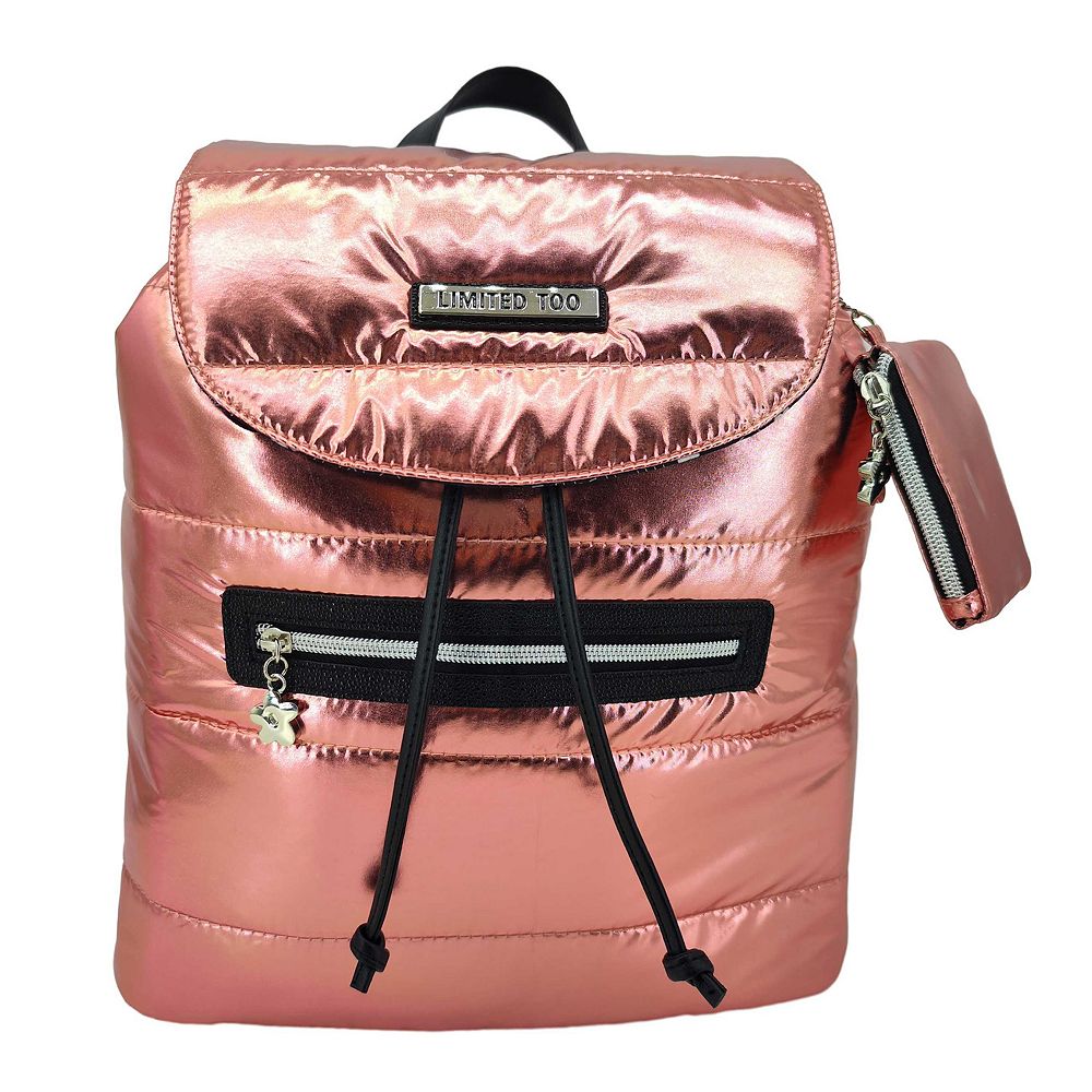 Girls Limited Too Puffer Rucksack Backpack