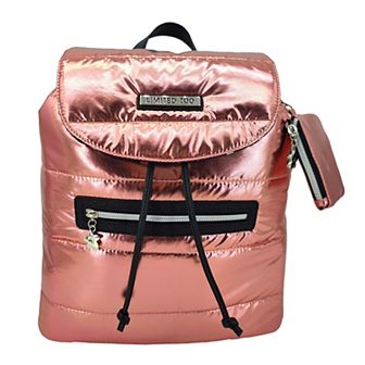 Girls Limited Too Puffer Rucksack Backpack