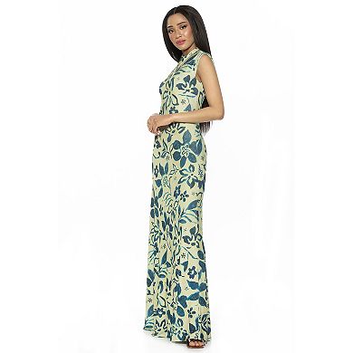 Women's ALEXIA ADMOR Nalani Mockneck Maxi Dress