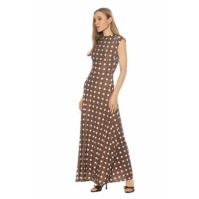 Women's ALEXIA ADMOR Nalani Mockneck Maxi Dress