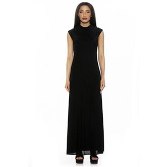 Women's ALEXIA ADMOR Nalani Mockneck Maxi Dress