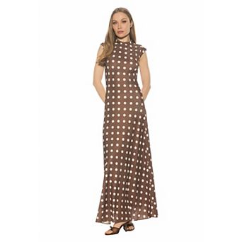 Women's ALEXIA ADMOR Nalani Mockneck Maxi Dress