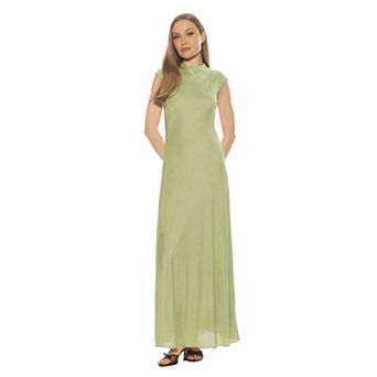 Women's ALEXIA ADMOR Nalani Mockneck Maxi Dress
