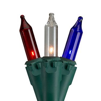 Northlight 100-Count Red, White & Blue Fourth of July String Lights