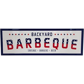 Northlight Backyard Barbeque Americana Metal Sign Wall Decor