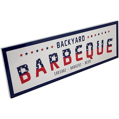 Northlight Backyard Barbeque Americana Metal Sign Wall Decor