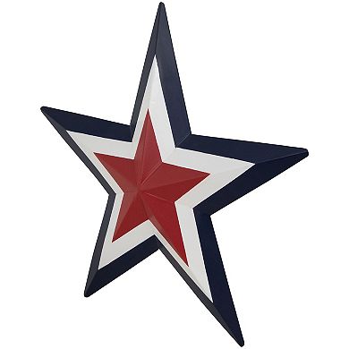 Northlight Red, White, & Blue Star Metal Wall Decor