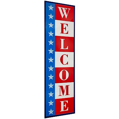 Northlight Americana Welcome Metal Wall Sign