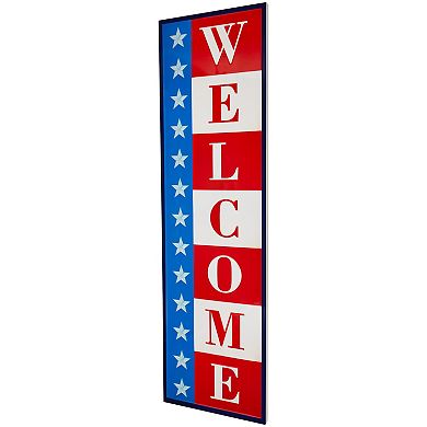 Northlight Americana Welcome Metal Wall Sign