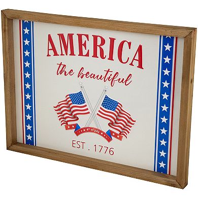 Northlight America the Beautiful Framed Wall Decor