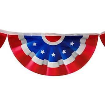 Northlight 9.75-Foot Americana USA Flag Bunting Wall Decor