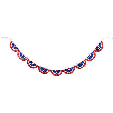 Northlight 9.75-Foot Americana USA Flag Bunting Wall Decor