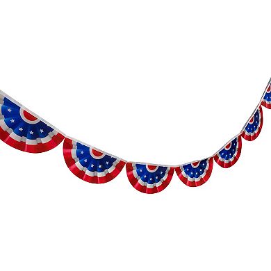 Northlight 9.75-Foot Americana USA Flag Bunting Wall Decor